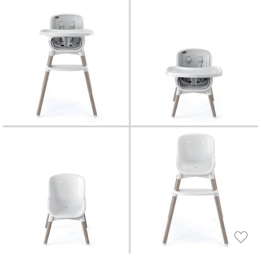 Chicco Zest LE 4-in-1 Folding High Chair Chai Cream color  seat New -Open Box